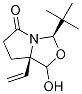 (3R,7ar)-3-(1,1-二甲基乙基)-7a-乙烯四氫-1-羥基-3h,5h-吡咯并[1,2-c]噁唑-5-酮結構式_1214741-21-5結構式