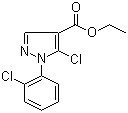 5-氯-1-(2-氯-苯基)-1H-吡唑-4-羧酸乙酯結(jié)構(gòu)式_121716-34-5結(jié)構(gòu)式