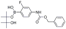 4-(Cbz-氨基)-2-氟苯硼酸頻那醇酯結(jié)構(gòu)式_1218791-13-9結(jié)構(gòu)式