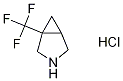 1-(三氟甲基)-3-氮雜雙環(huán)[3.1.0]己烷鹽酸鹽結(jié)構(gòu)式_1221722-96-8結(jié)構(gòu)式