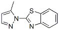 Benzothiazole, 2-(5-methyl-1h-pyrazol-1-yl)-(9ci) Structure,122500-80-5Structure
