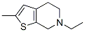 (9CI)-6-乙基-4,5,6,7-四氫-2-甲基-噻吩并[2,3-c]吡啶結(jié)構(gòu)式_123279-76-5結(jié)構(gòu)式