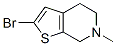 (9CI)-2-溴-4,5,6,7-四氫-6-甲基-噻吩并[2,3-c]吡啶結(jié)構(gòu)式_123279-82-3結(jié)構(gòu)式