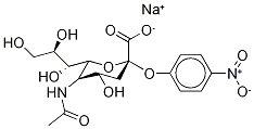 2-O-(p-硝基苯基)-α-d-n-乙?；窠?jīng)氨酸鈉x 水合物結(jié)構(gòu)式_123549-14-4結(jié)構(gòu)式