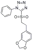 5-((2-(苯并[d][1,3]二氧代l-5-基)乙基)磺?；?-1-苯基-1H-四唑結(jié)構(gòu)式_1240725-37-4結(jié)構(gòu)式