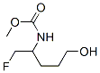 Carbamic acid, [1-(fluoromethyl)-4-hydroxybutyl]-, methyl ester (9ci) Structure,124211-05-8Structure