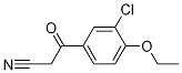 3-(3-氯-4-乙氧基苯基)-3-氧代丙腈結(jié)構(gòu)式_1243604-43-4結(jié)構(gòu)式