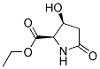 順式-(9ci)-3-羥基-5-氧代-D-脯氨酸乙酯結構式_124618-50-4結構式