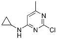(2-氯-6-甲基-嘧啶-4-基)-環(huán)丙基-胺結(jié)構(gòu)式_1250038-98-2結(jié)構(gòu)式