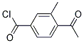 Benzoyl chloride, 4-acetyl-3-methyl-(9ci) Structure,125564-46-7Structure