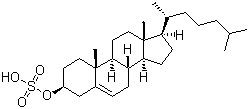 膽甾醇硫酸鹽結構式_1256-86-6結構式