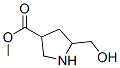(9ci)-5-(羥基甲基)-3-吡咯烷羧酸甲酯結構式_125629-87-0結構式
