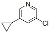 3-氯-5-環(huán)丙基吡啶結(jié)構(gòu)式_1256803-11-8結(jié)構(gòu)式
