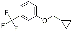1-(環(huán)丙基甲氧基)-3-(三氟甲基)苯結(jié)構(gòu)式_1257665-22-7結(jié)構(gòu)式