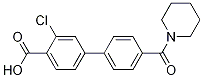 3-氯-4-(哌啶-1-羰基)-[1,1-聯(lián)苯]-4-羧酸結(jié)構(gòu)式_1261981-60-5結(jié)構(gòu)式