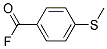 Benzoyl fluoride, 4-(methylthio)-(9ci) Structure,127743-98-0Structure