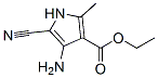 1H-pyrrole-3-carboxylicacid,4-amino-5-cyano-2-methyl-,ethylester(9ci) Structure,129305-85-7Structure