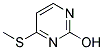 2-Pyrimidinol, 4-(methylthio)-(9ci) Structure,129618-62-8Structure