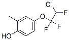 4-(2-氯-1,1,2-三氟乙氧基)-2-甲基苯酚結(jié)構(gòu)式_129670-05-9結(jié)構(gòu)式