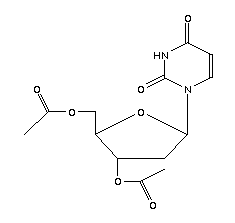 3,5-Di-o-acetyl-2-deoxyuridineStructure,13030-62-1Structure 3,5-Di-o-acetyl-2-deoxyuridine Structure,13030-62-1Structure