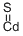 硫化鎘結構式_1306-23-6結構式