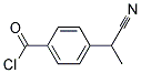 Benzoyl chloride, 4-(1-cyanoethyl)-(9ci) Structure,131048-66-3Structure