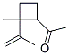 (9ci)-1-[2-甲基-2-(1-甲基乙烯)環(huán)丁基]-乙酮結構式_131510-65-1結構式