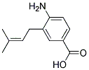 Benzoic acid, 4-amino-3-(3-methyl-2-butenyl)-(9ci) Structure,131989-76-9Structure