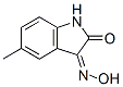 (3Z)-5-甲基-1H-吲哚-2,3-二酮 3-肟結(jié)構(gòu)式_13208-98-5結(jié)構(gòu)式