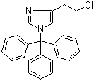 4-(2-氯乙基)-1-(三苯基甲基)-1H-咪唑結(jié)構(gòu)式_132287-55-9結(jié)構(gòu)式