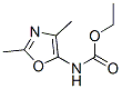 Carbamic acid, (2,4-dimethyl-5-oxazolyl)-, ethyl ester (9ci) Structure,132334-50-0Structure