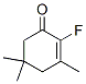 2-氟-3,5,5-三甲基-2-環(huán)己烯-1-酮結構式_132999-31-6結構式