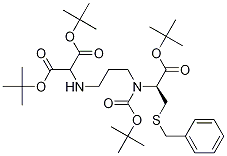 3-芐基磺?；?2-(S)-{[2-(雙-叔丁氧基羰基甲基-氨基)-乙基]-叔丁氧基羰基甲基-氨基}-丙酸叔丁酯結(jié)構(gòu)式_1331899-92-3結(jié)構(gòu)式