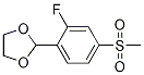 2-[2-氟-4-(甲基磺酰基)苯基]-1,3-二氧戊環(huán)結(jié)構(gòu)式_1346597-53-2結(jié)構(gòu)式