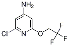 2-氯-6-(2,2,2-三氟乙氧基)吡啶-4-胺結(jié)構(gòu)式_1346809-43-5結(jié)構(gòu)式