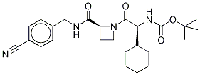 1-[(2R)-N-Boc-2-氨基-2-環(huán)己基乙酰基]-N-(4-氰基芐基)-2-L-氮雜丁烷羧酰胺-d11結(jié)構(gòu)式_1356352-32-3結(jié)構(gòu)式