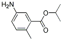 Benzoic acid, 5-amino-2-methyl-, 1-methylethyl ester (9ci) Structure,135721-86-7Structure