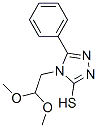 4-(2,2-二甲氧基乙基)-5-苯基-4H-1,2,4-噻唑-3-硫醇結(jié)構(gòu)式_136745-20-5結(jié)構(gòu)式