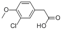 (3-Chloro-4-methoxyphenyl)acetic acid Structure,13721-20-5Structure