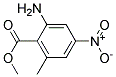 Benzoic acid, 2-amino-6-methyl-4-nitro-, methyl ester (9ci) Structure,138006-86-7Structure