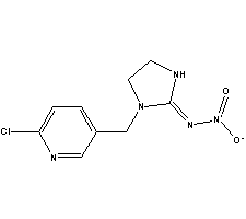 吡蟲(chóng)啉結(jié)構(gòu)式_138261-41-3結(jié)構(gòu)式