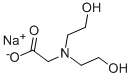 N,n-bis(2-hydroxyethyl)glycine sodium salt Structure,139-41-3Structure