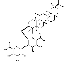 甘草酸結構式_1405-86-3結構式