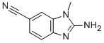 1H-benzimidazole-6-carbonitrile,2-amino-1-methyl-(9ci) Structure,141691-42-1Structure