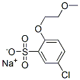 5-氯-2-(2-甲氧基乙氧基)-苯磺酸鈉結構式_142095-12-3結構式