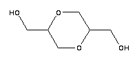 1,4-二惡烷-2,5-二基二甲醇結(jié)構(gòu)式_14236-12-5結(jié)構(gòu)式