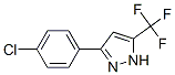 3-(4-氯苯基)-5-(三氟甲基)-1H-吡唑結(jié)構(gòu)式_142623-90-3結(jié)構(gòu)式