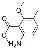 Benzoic acid, 6-amino-2-methoxy-3-methyl-, methyl ester (9ci) Structure,143096-36-0Structure