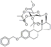 17beta-雌二醇3-O-芐基17-(2,3,4-三-O-乙?；?beta-D-葡糖苷酸甲酯)結(jié)構(gòu)式_14364-98-8結(jié)構(gòu)式