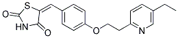 5-[[4-[2-(5-乙基-2-吡啶基)-乙氧基]苯基]亞甲基]-2,4-噻唑烷二酮結構式_144809-28-9結構式